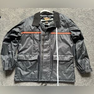 Harley Davidson X-Small  Reflective Rain Jacket High Visibility Moto full zip
